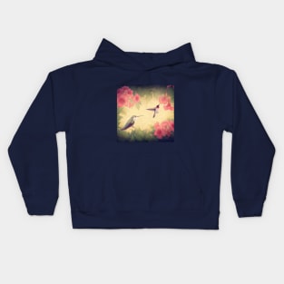 Ruby-throated Hummingbirds Kids Hoodie